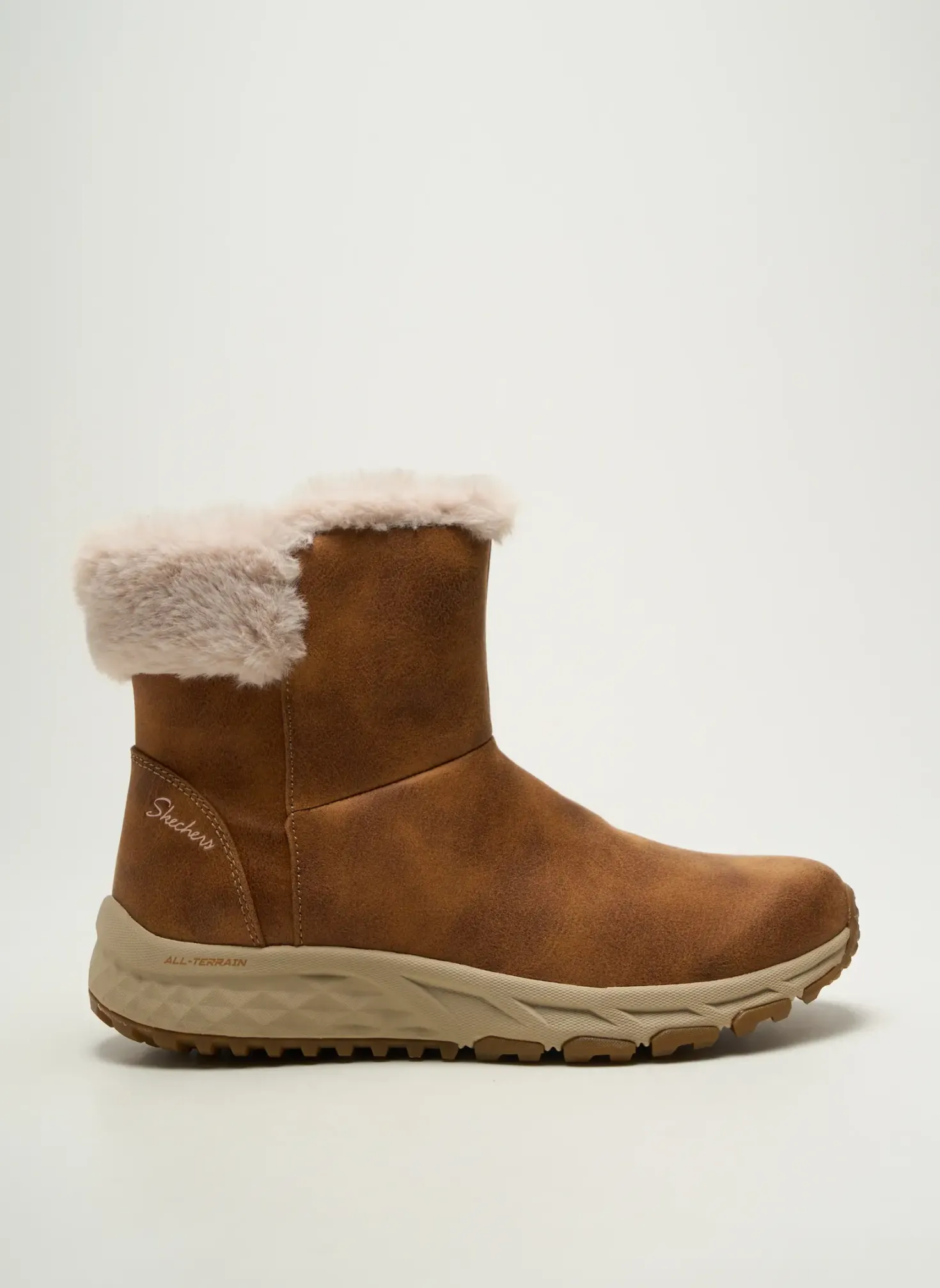 Bottines/boots Skechers Marron Talon Plat Jusqu'à 3cm