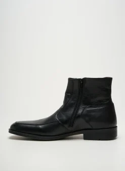 Bottines/boots Smann Noir Talon Bas