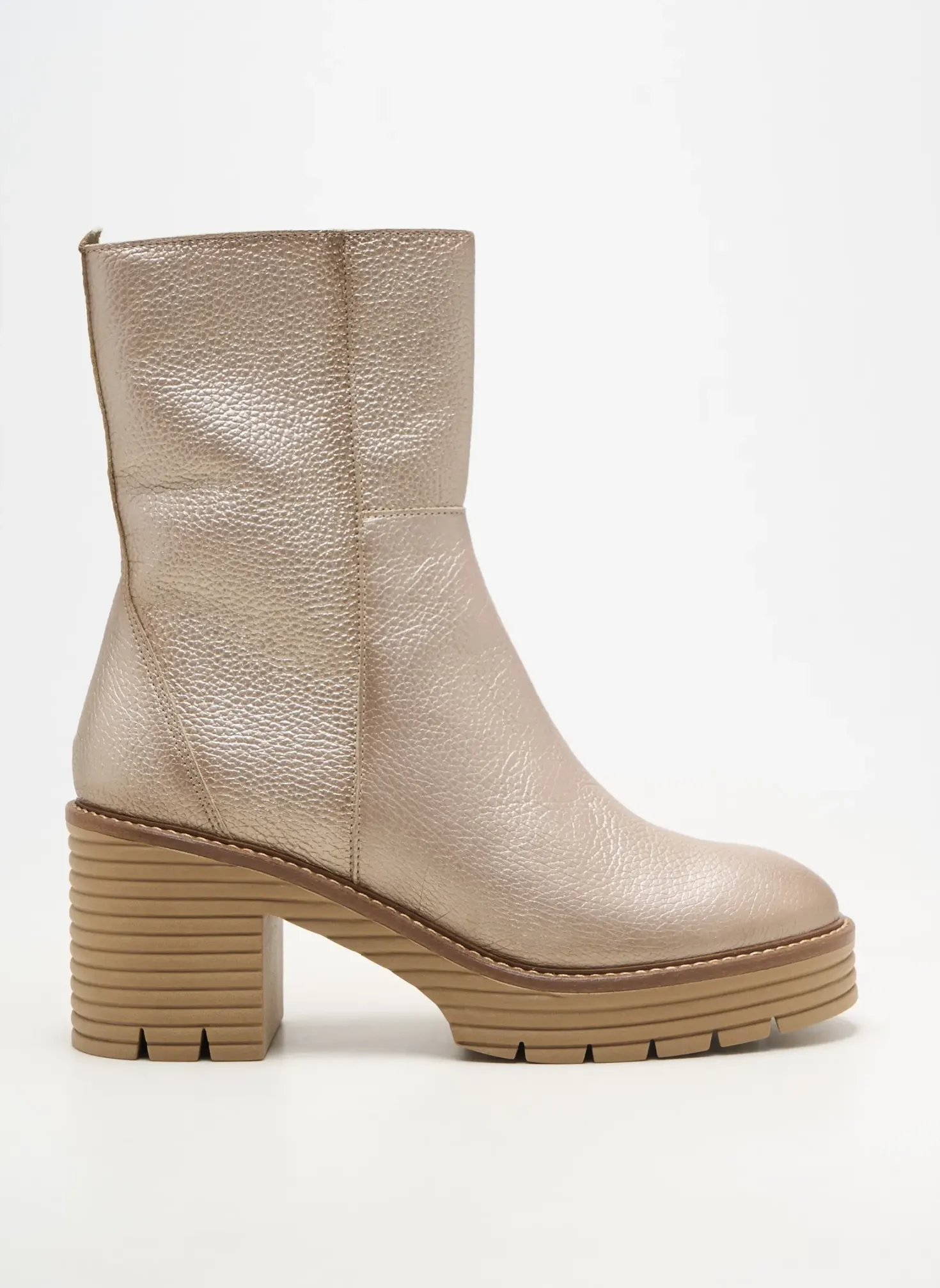 Bottines/boots Softwaves Or Talon De 7 À 9cm