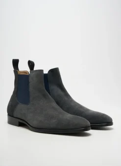 Bottines/boots Yves Saint Clair Bleu Talon Bas