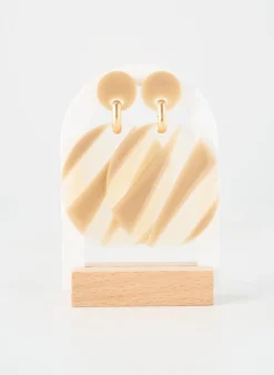 Boucles D’oreilles Blow Beige