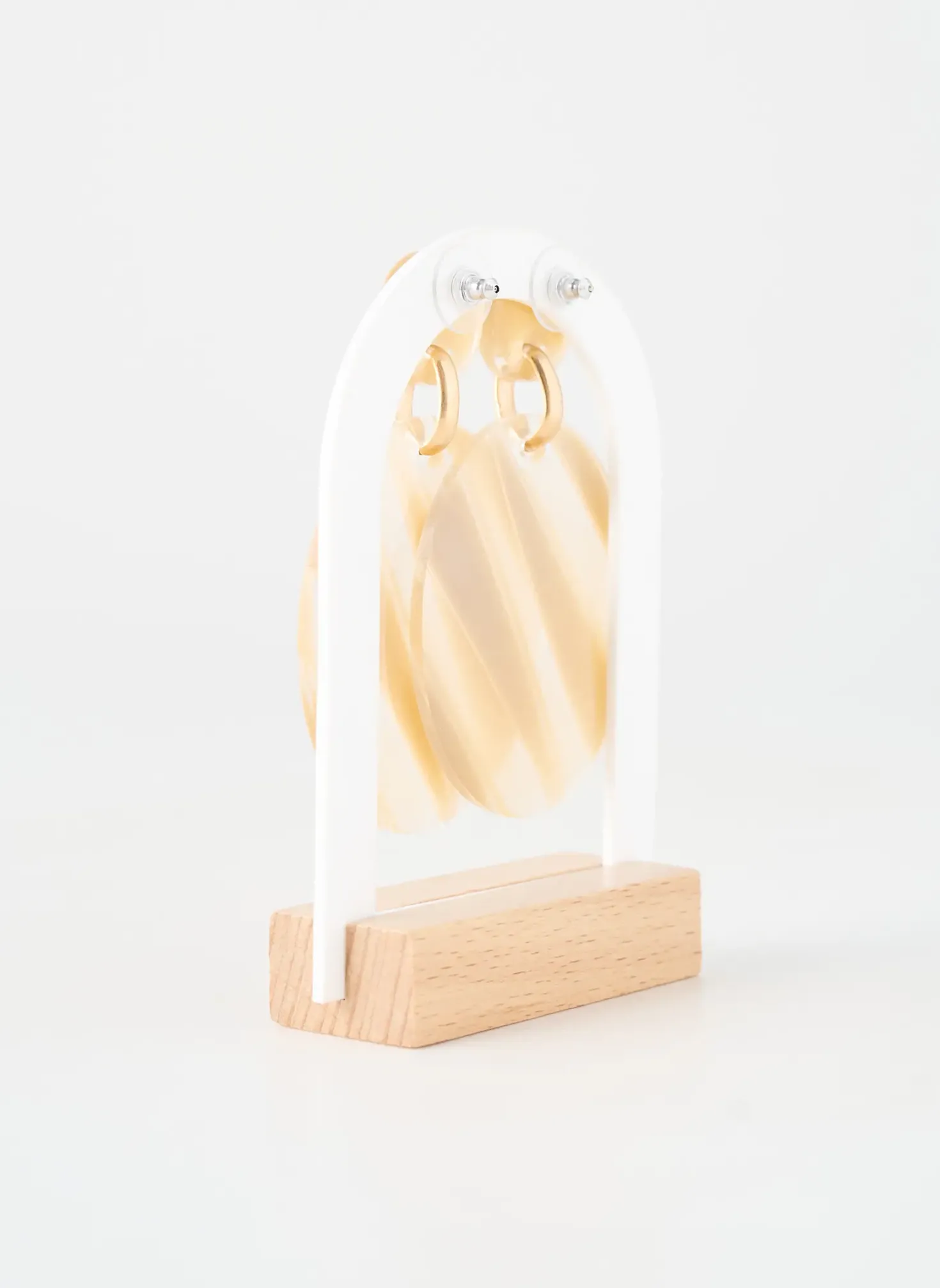 Boucles D’oreilles Blow Beige