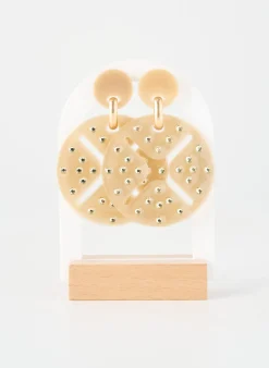 Boucles D’oreilles Blow Beige