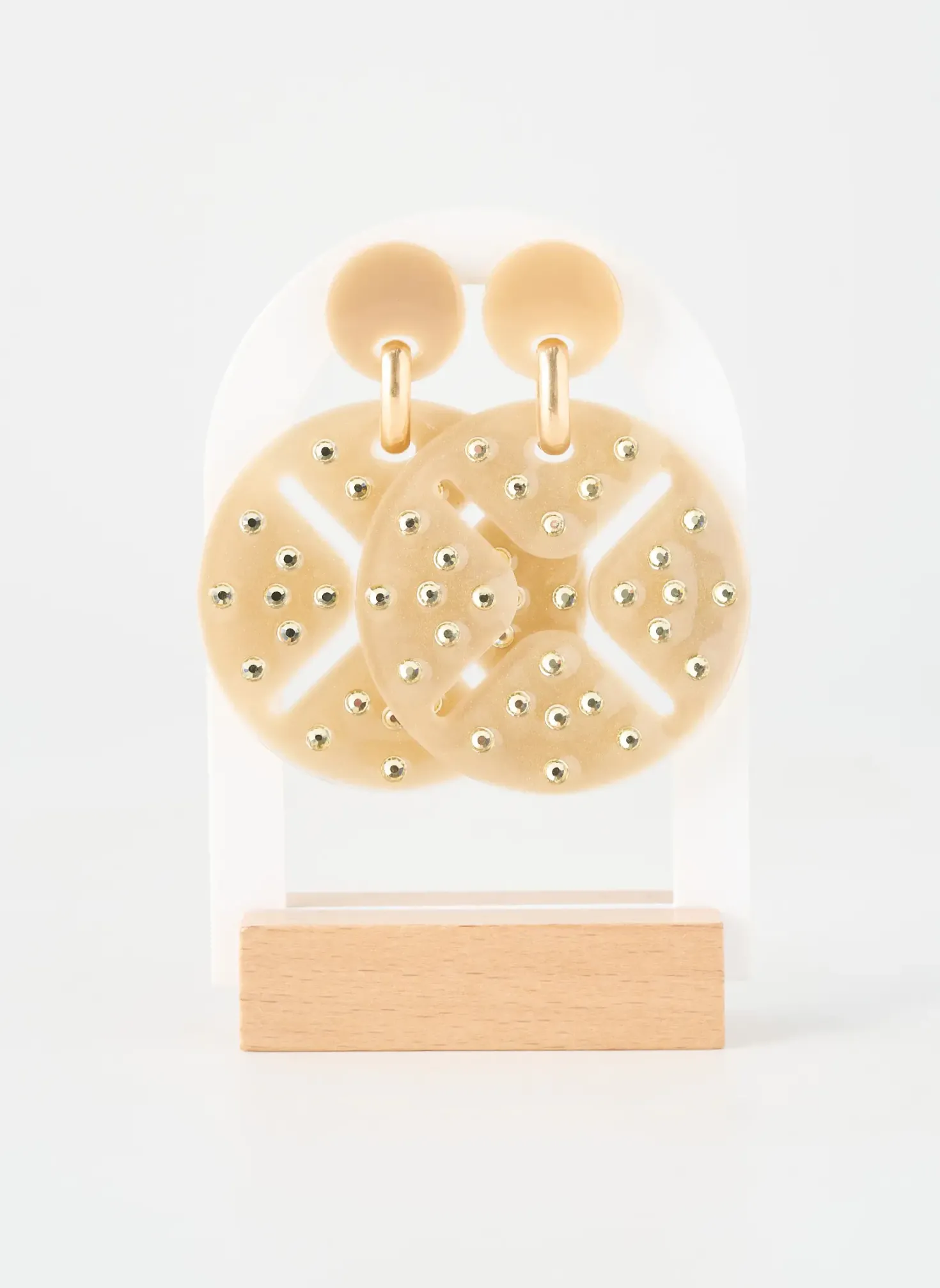 Boucles D’oreilles Blow Beige