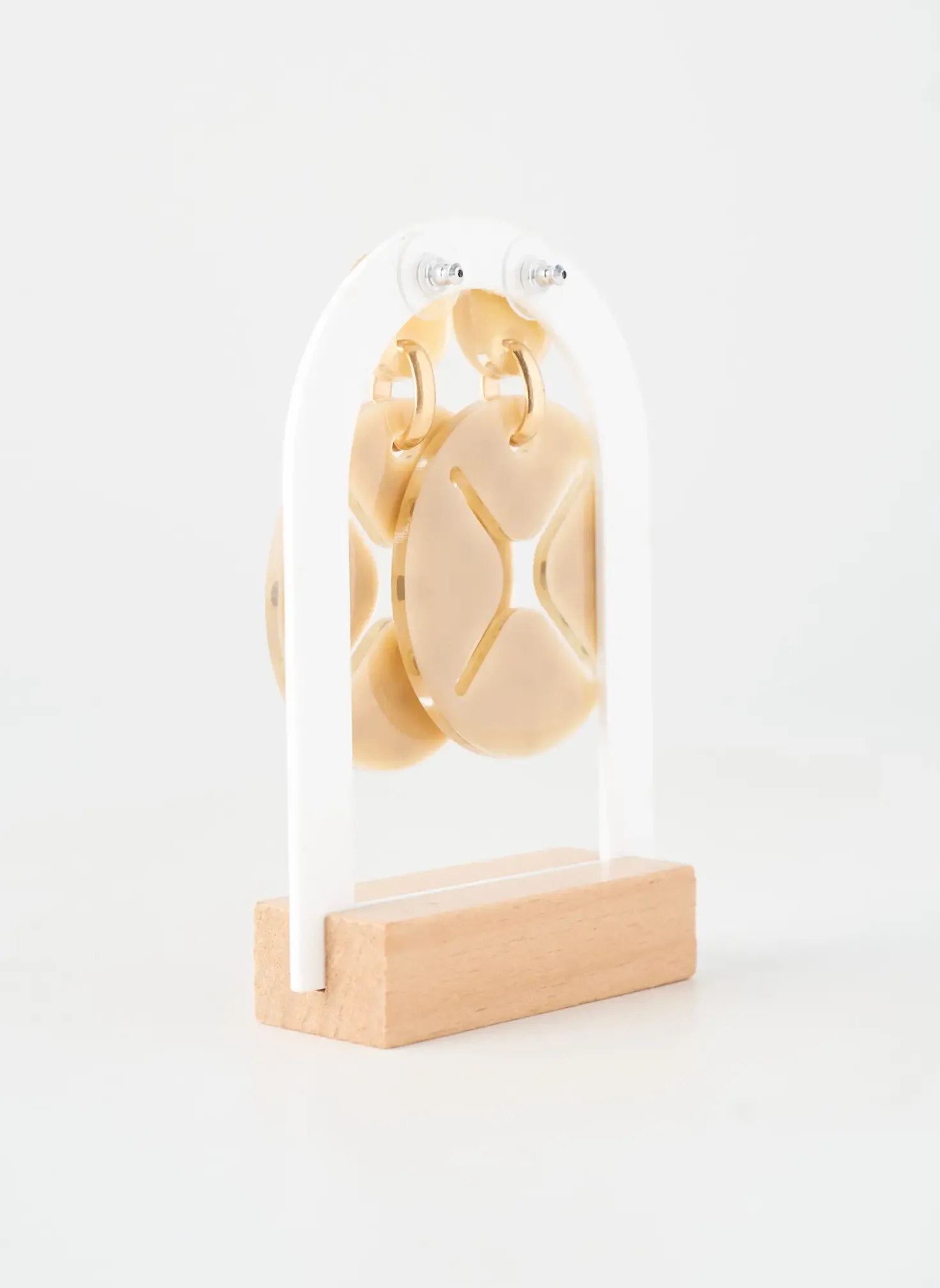 Boucles D’oreilles Blow Beige