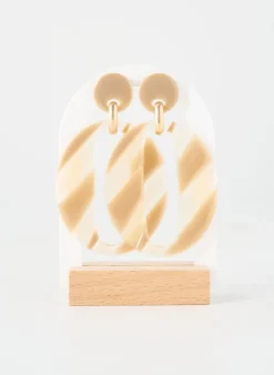 Boucles D’oreilles Blow Beige