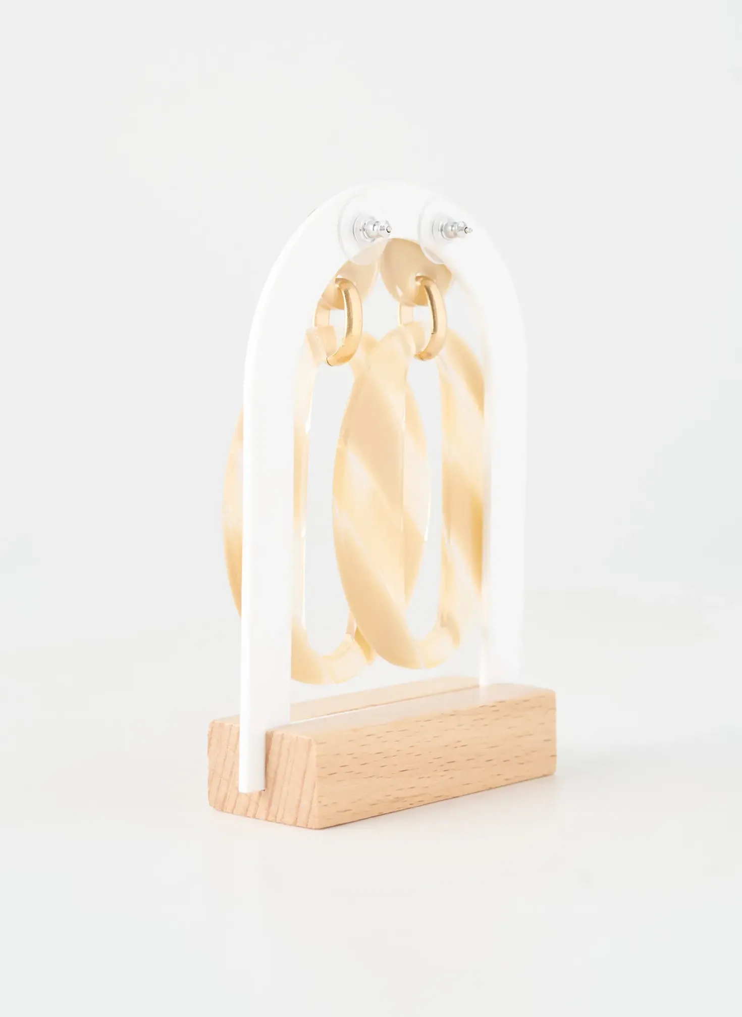 Boucles D’oreilles Blow Beige