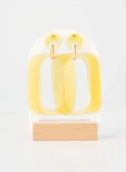 Boucles D’oreilles Blow Jaune