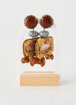 Boucles D’oreilles Jean Daniel Brami Marron