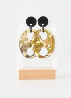 Boucles D’oreilles Soyang Vert