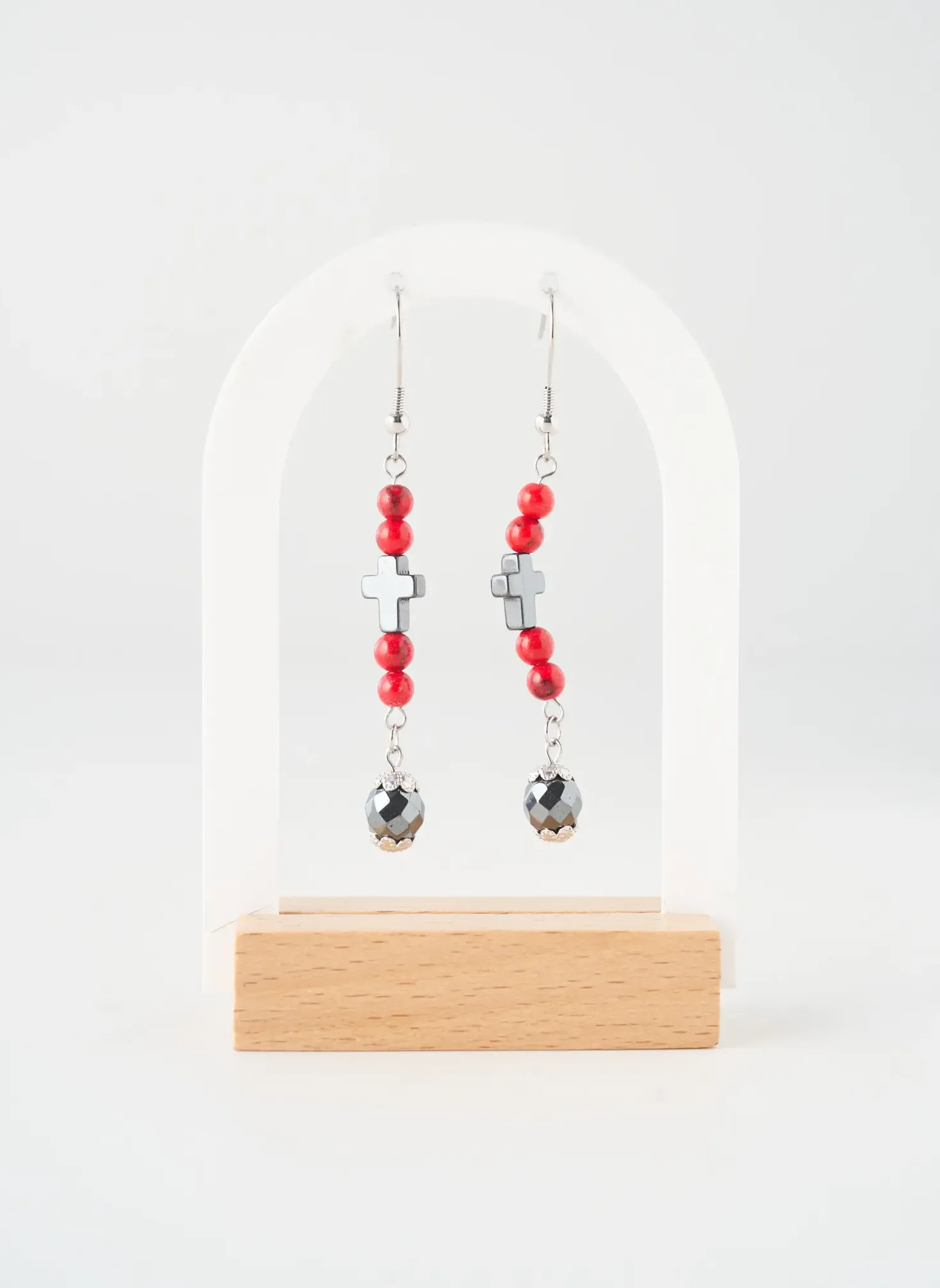 Boucles D’oreilles Tata Gisele Rouge