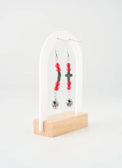 Boucles D’oreilles Tata Gisele Rouge