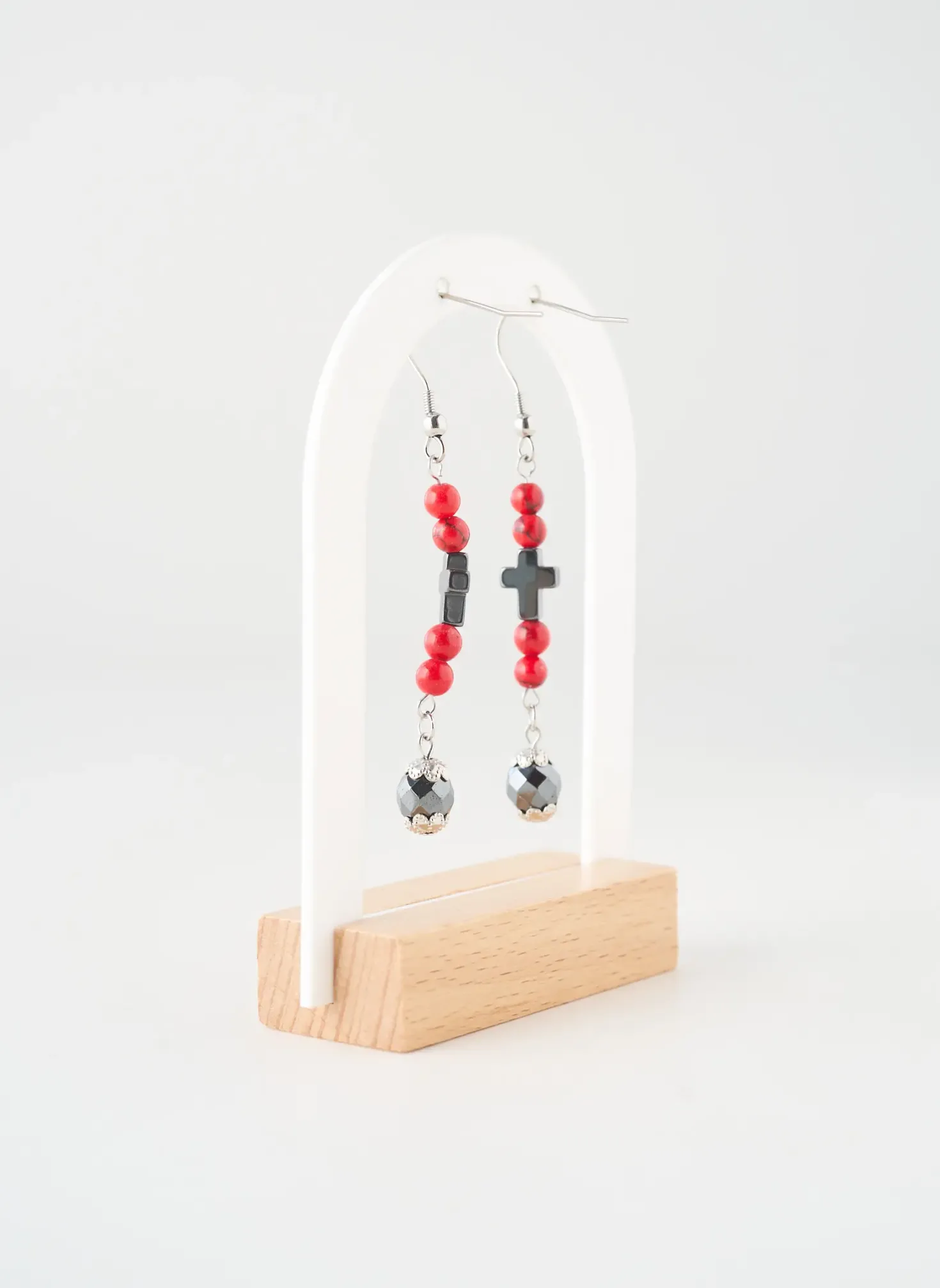 Boucles D’oreilles Tata Gisele Rouge