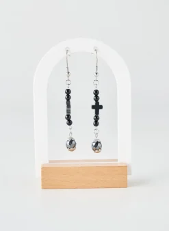 Boucles D’oreilles Tata Gisele Noir