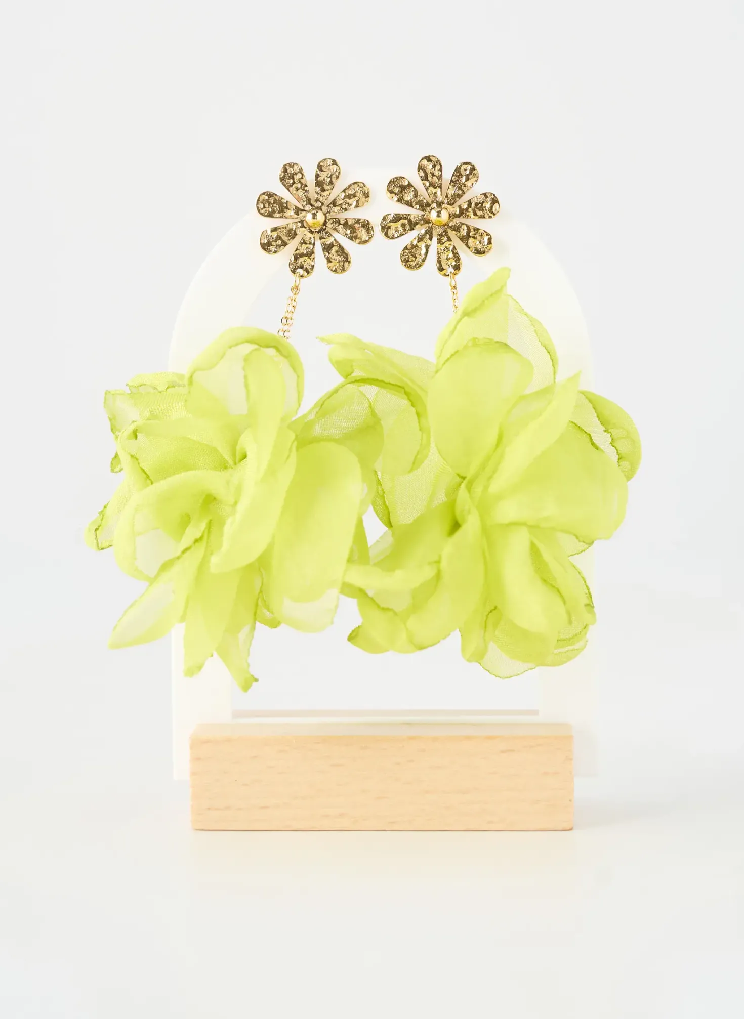 Boucles D’oreilles Zag Vert