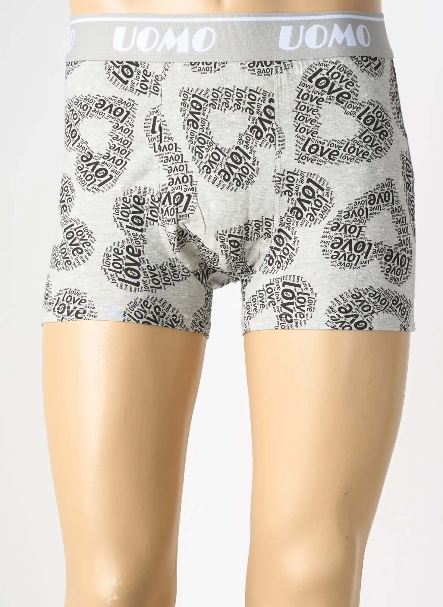 Boxer Crazy Men Gris