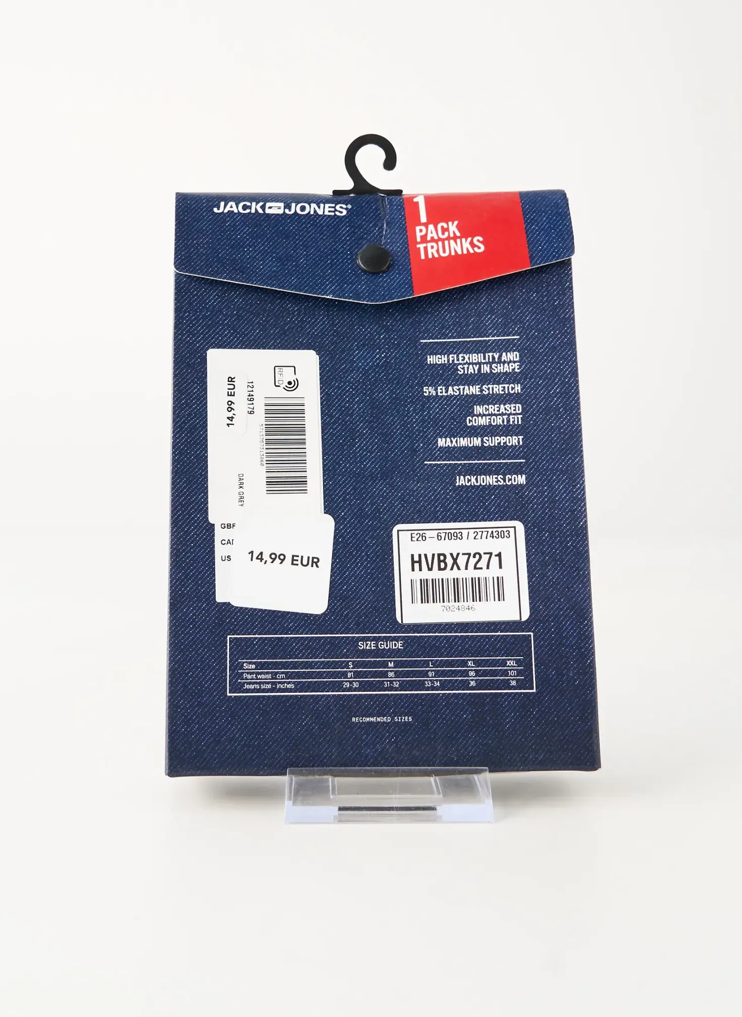 Boxer Jack & Jones Gris