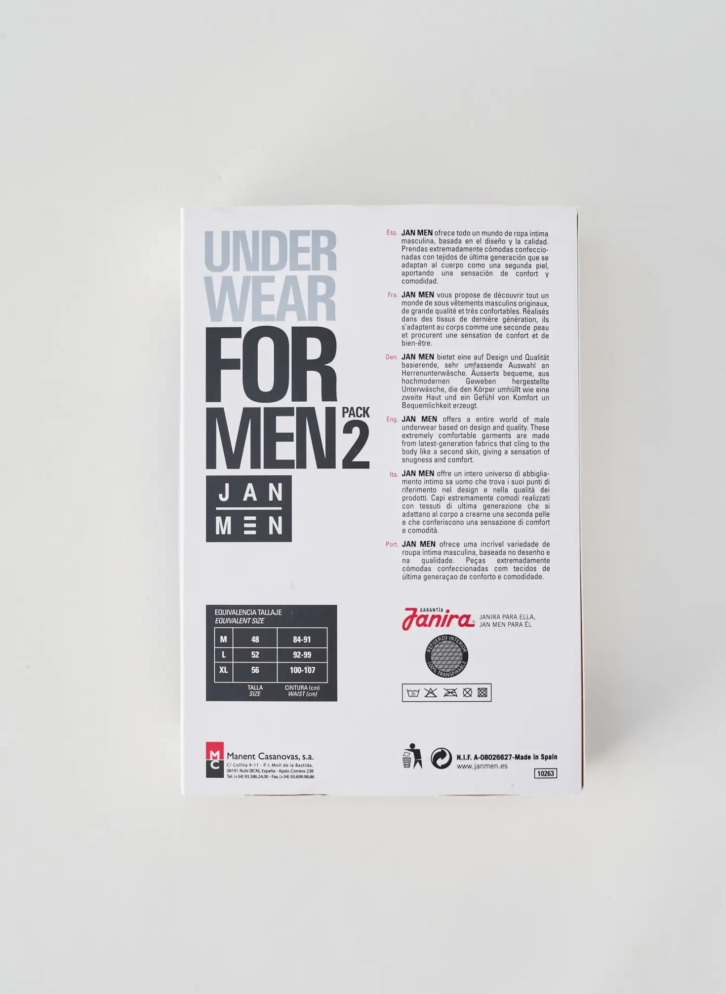 Boxer Janmen Gris