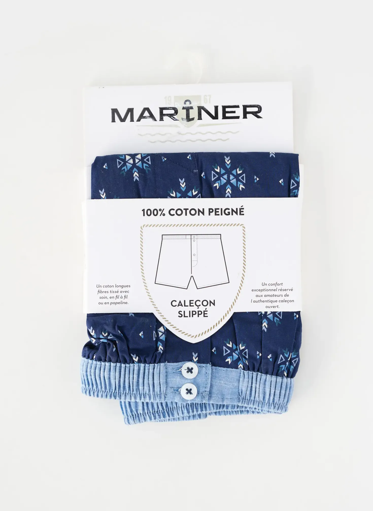 Caleçon Mariner Bleu