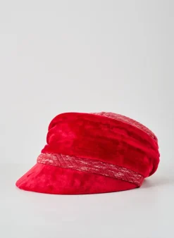 Casquette Taffta Rouge