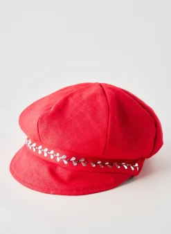 Casquette Tout En Tete Rouge