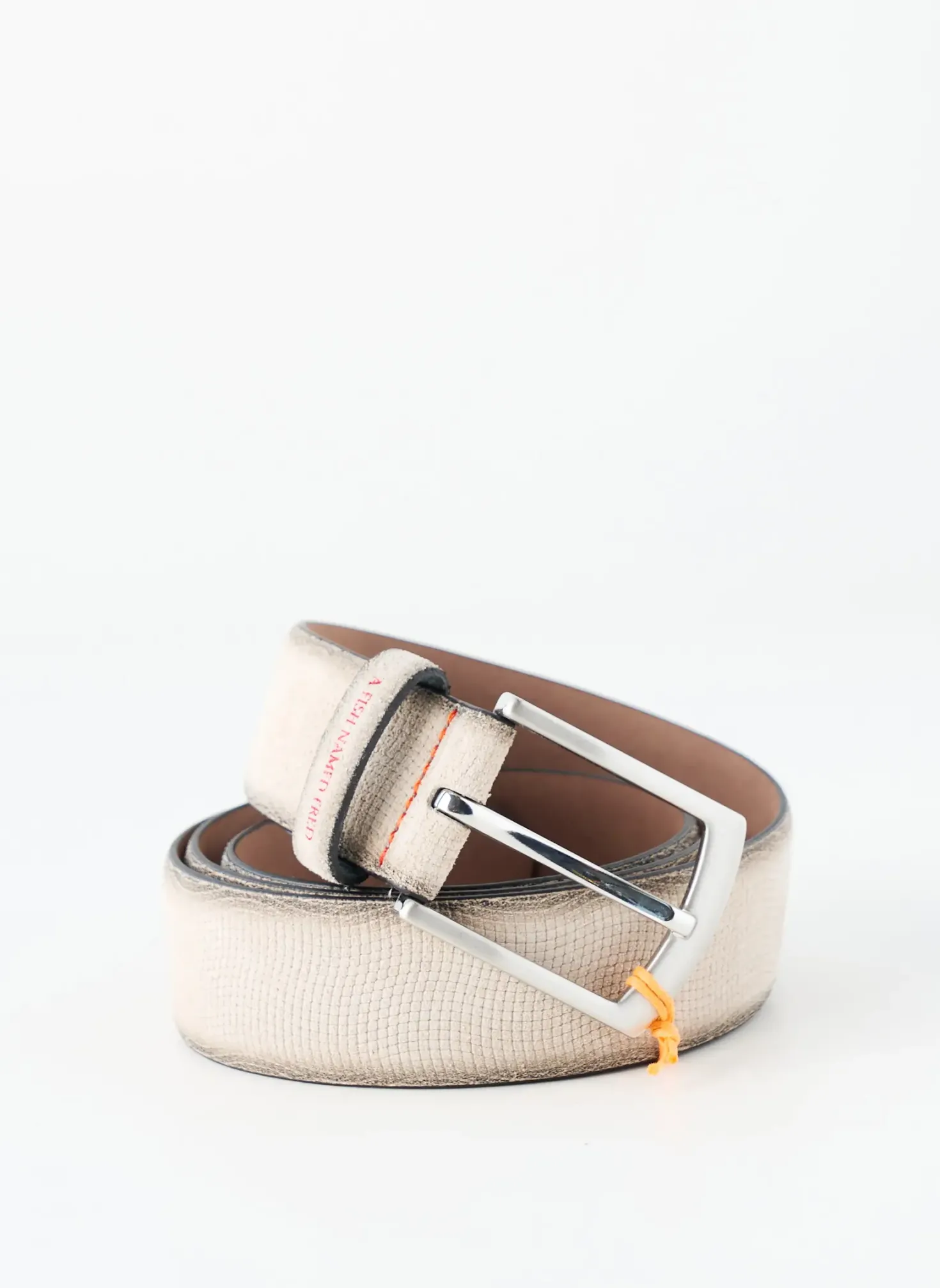 Ceinture A Fish Named Fred Beige