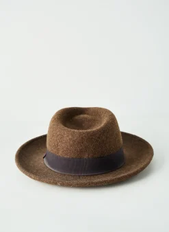 Chapeau Asos Marron