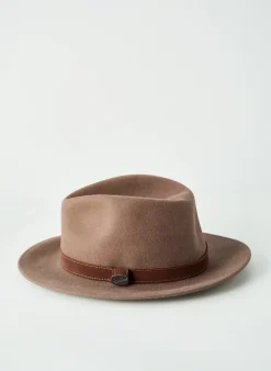 Chapeau Borsalino Marron