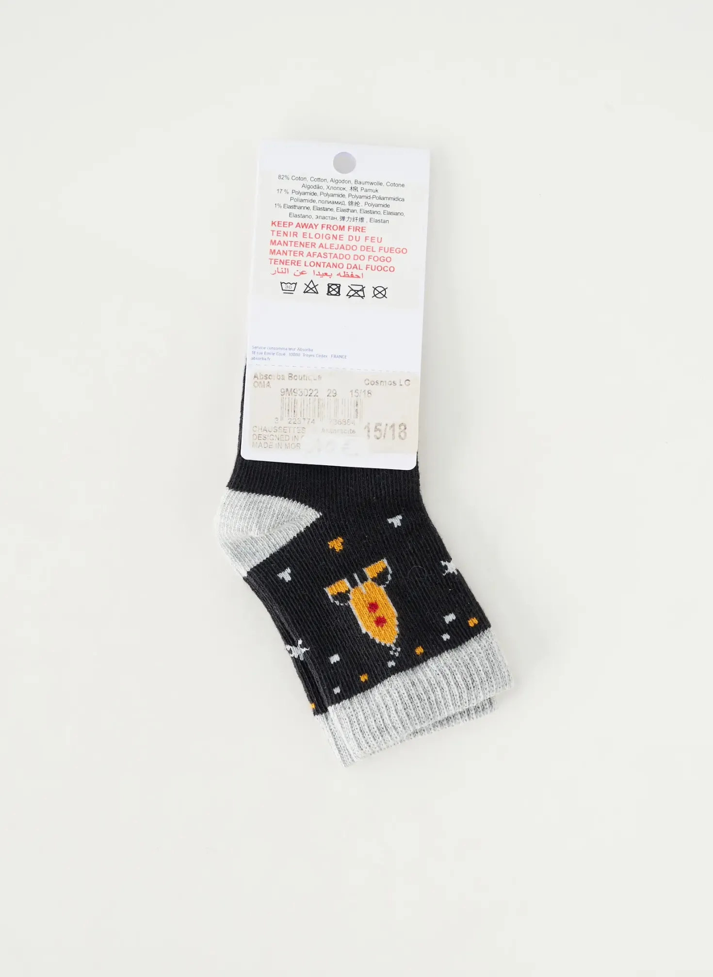 Chaussettes Absorba Noir