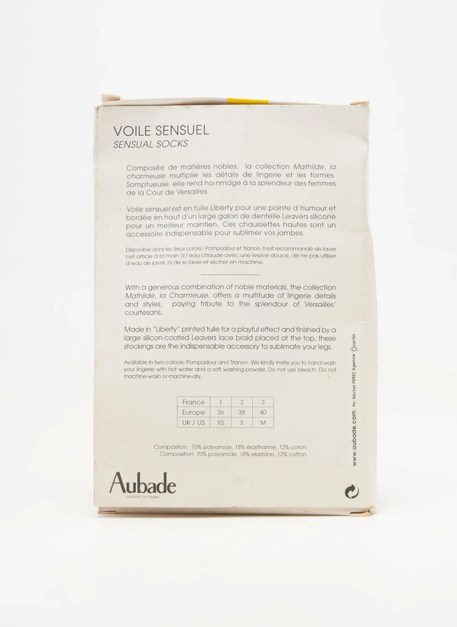 Chaussettes Aubade Rose