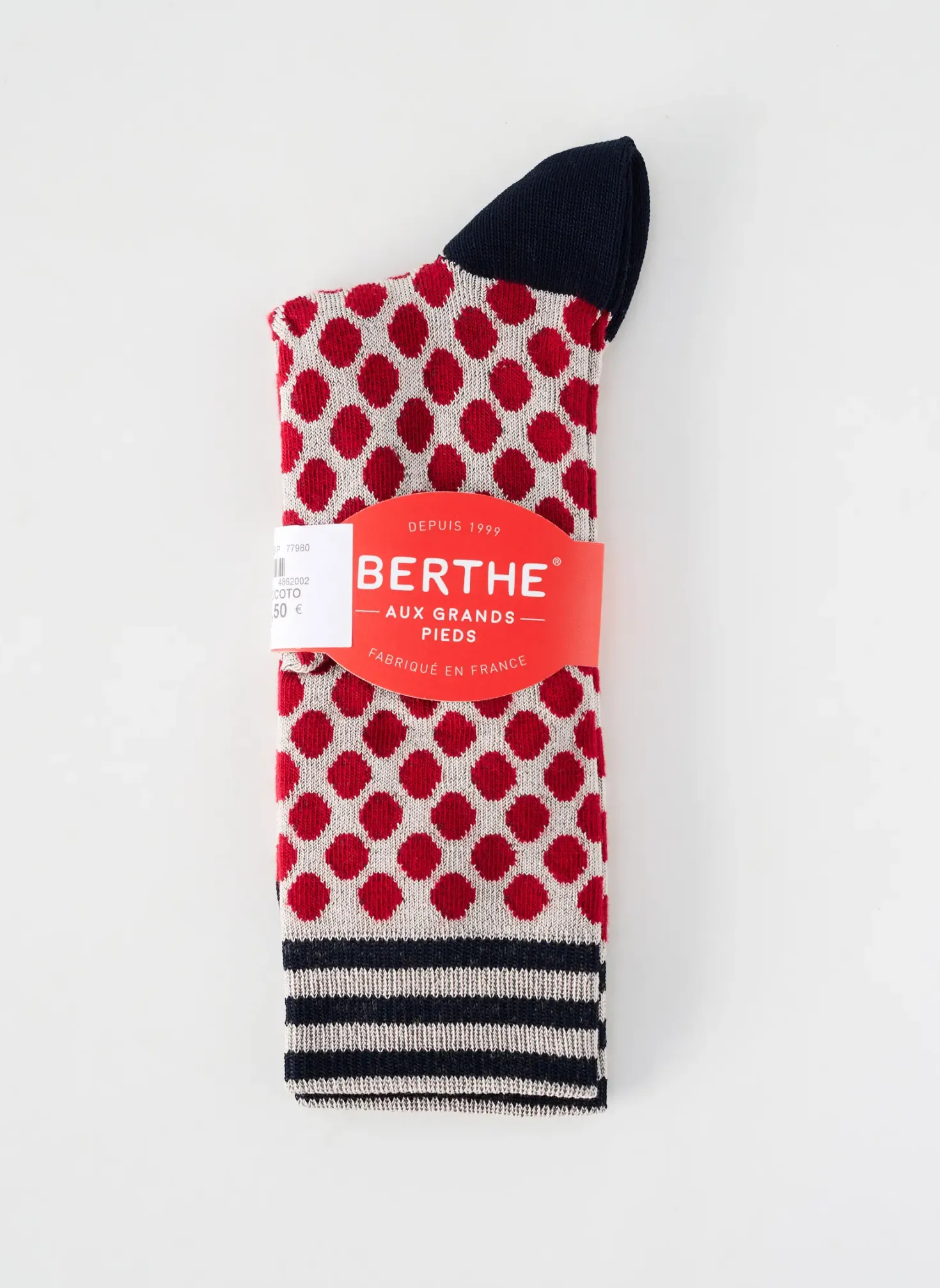 Chaussettes Berthe Aux Grands Pieds Rouge
