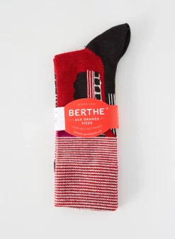 Chaussettes Berthe Aux Grands Pieds Rouge