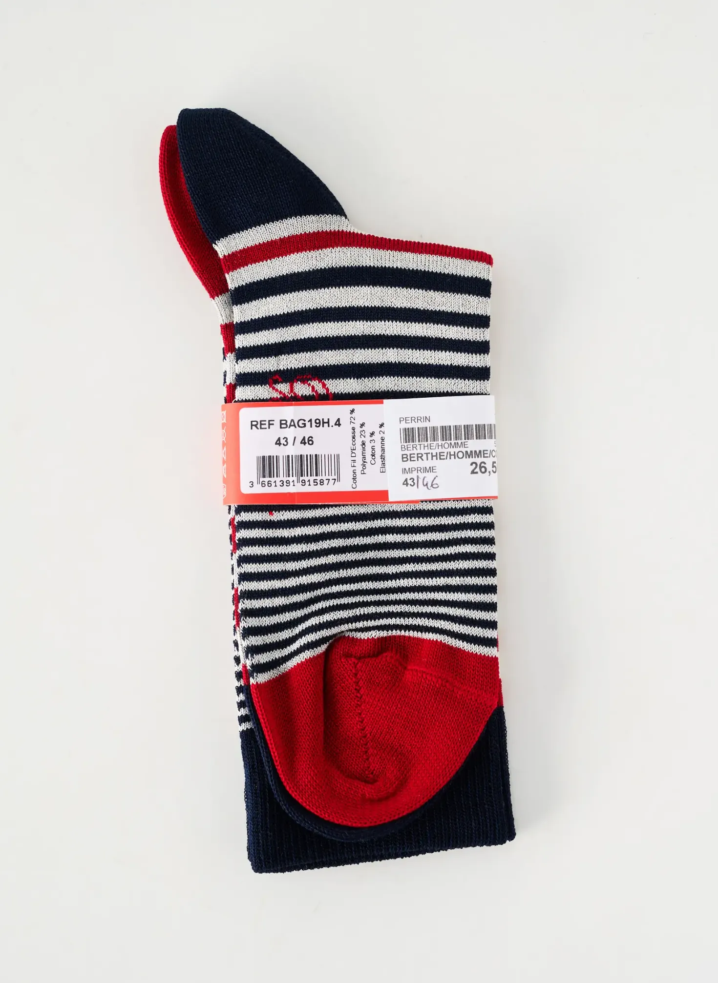 Chaussettes Berthe Aux Grands Pieds Bleu