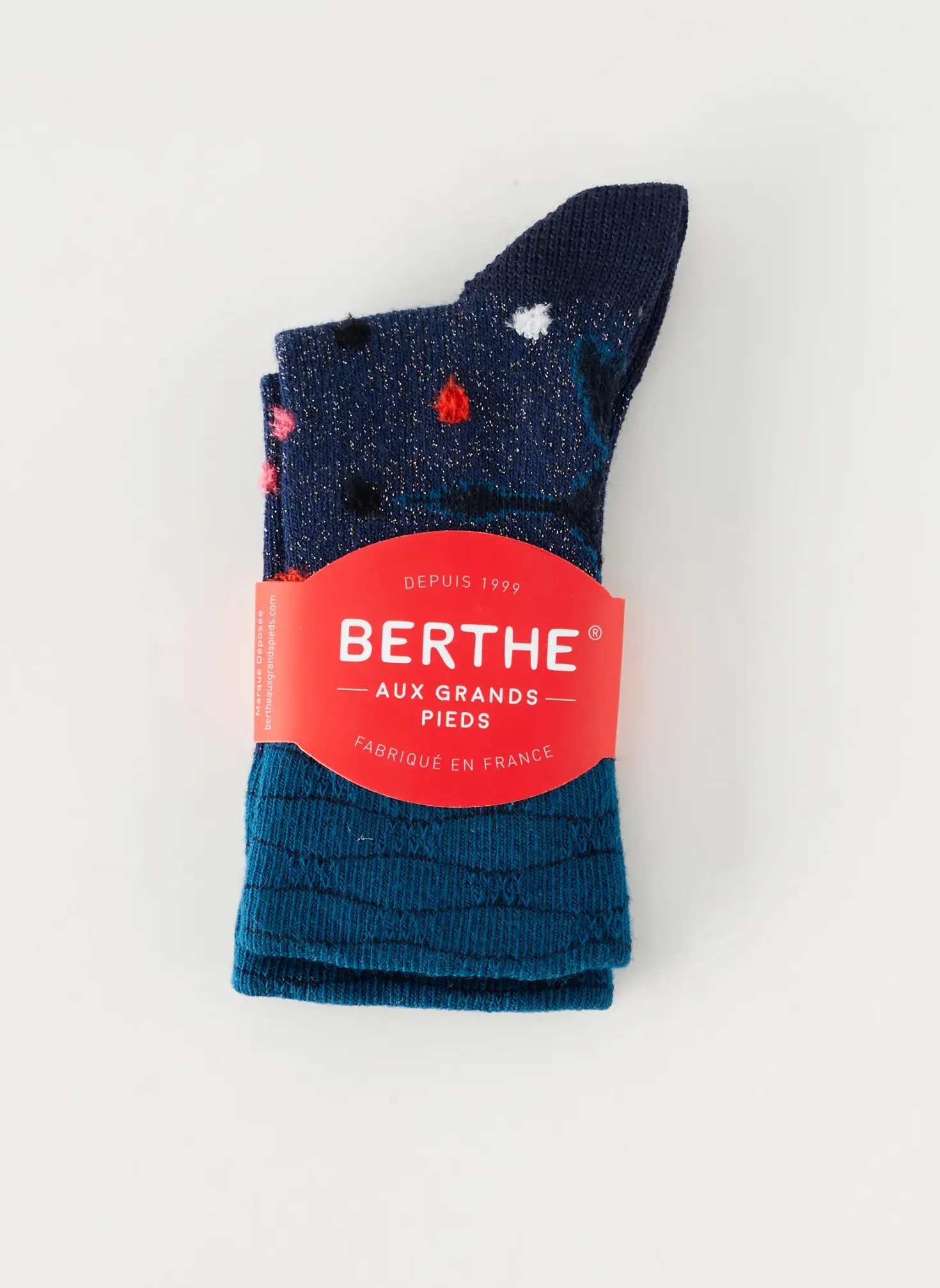 Chaussettes Berthe Aux Grands Pieds Bleu