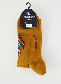 Chaussettes Dagobert A L'envers Jaune