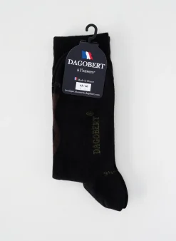 Chaussettes Dagobert A L'envers Noir