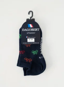 Chaussettes Dagobert A L'envers Bleu