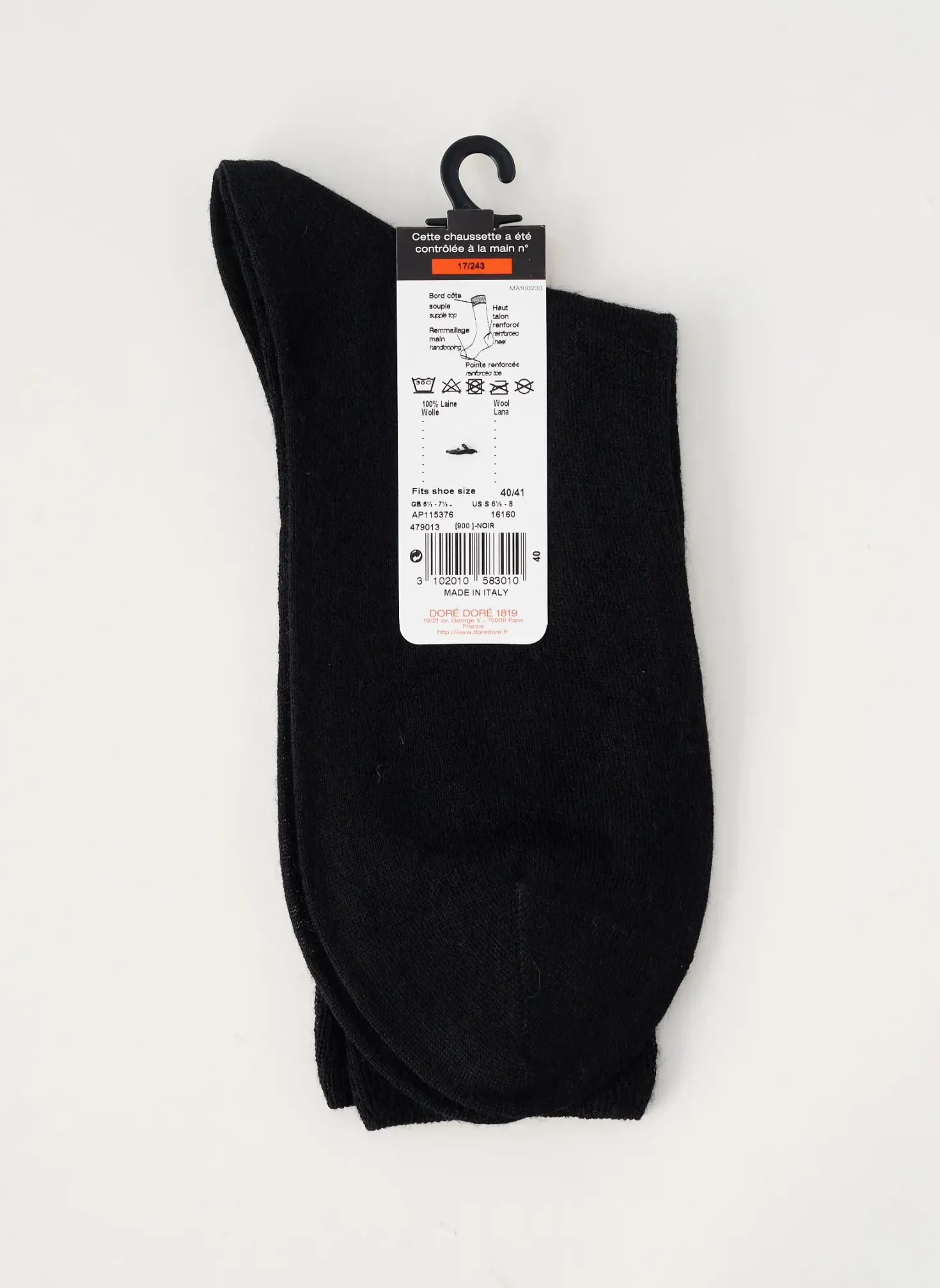 Chaussettes Dore Dore Noir