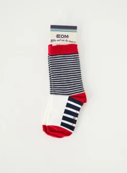 Chaussettes Elle Est Ou La Mer Gris