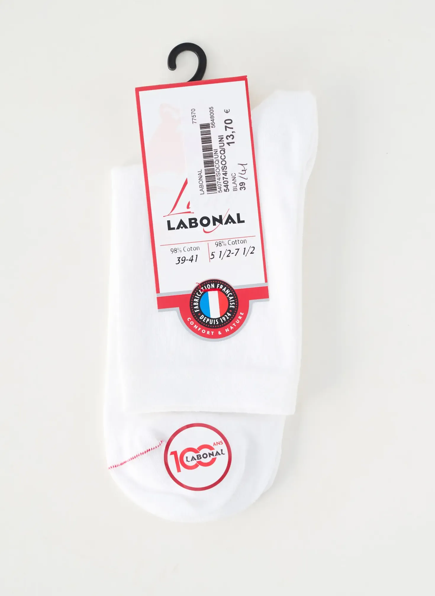 Chaussettes Labonal Blanc