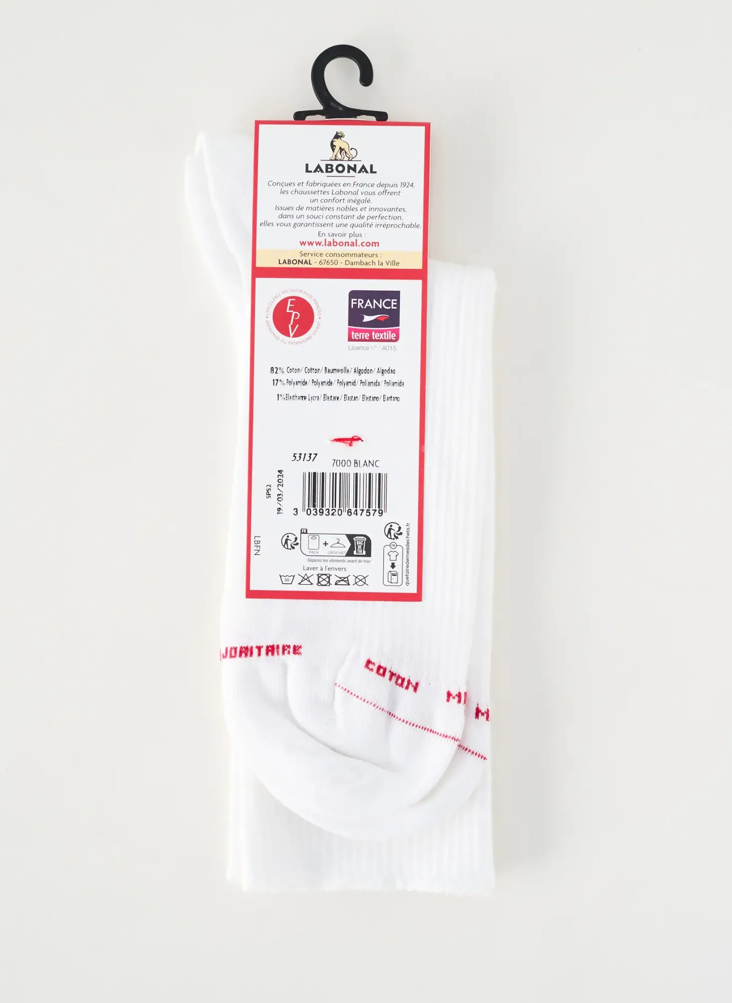 Chaussettes Labonal Blanc