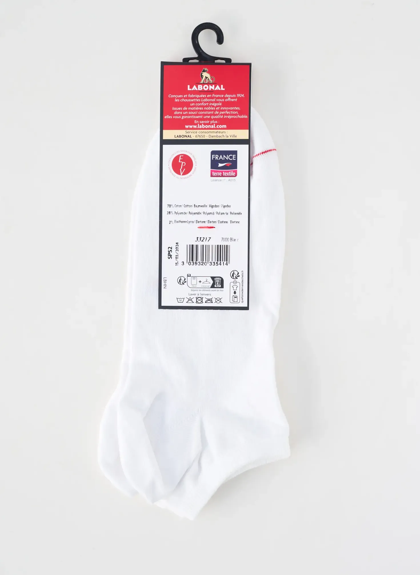 Chaussettes Labonal Blanc