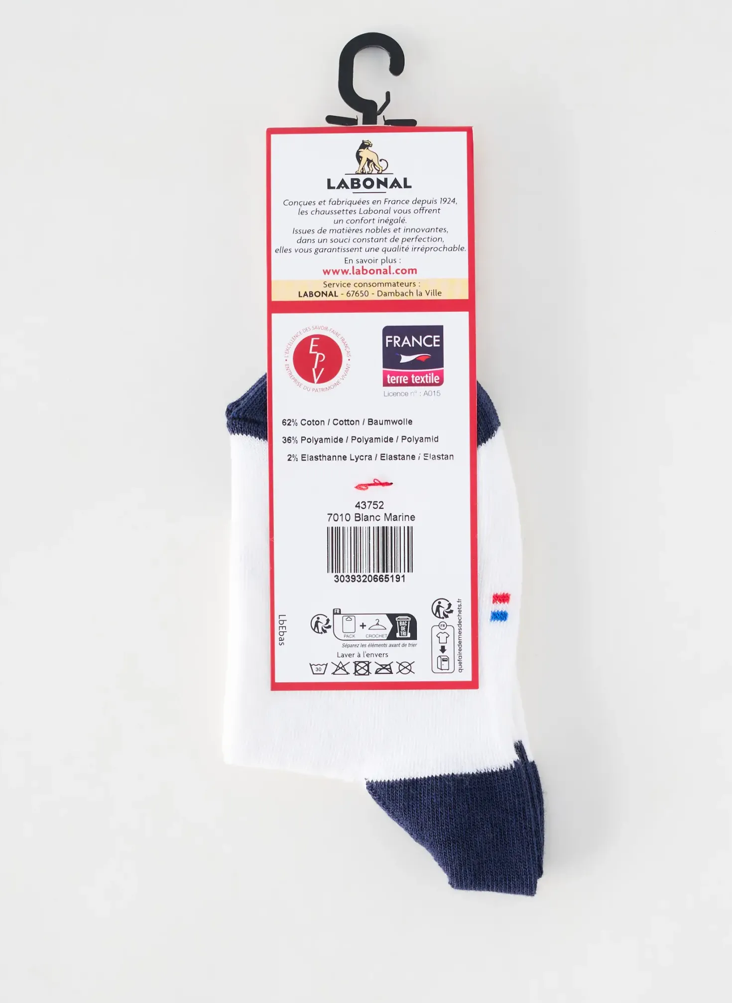 Chaussettes Labonal Blanc
