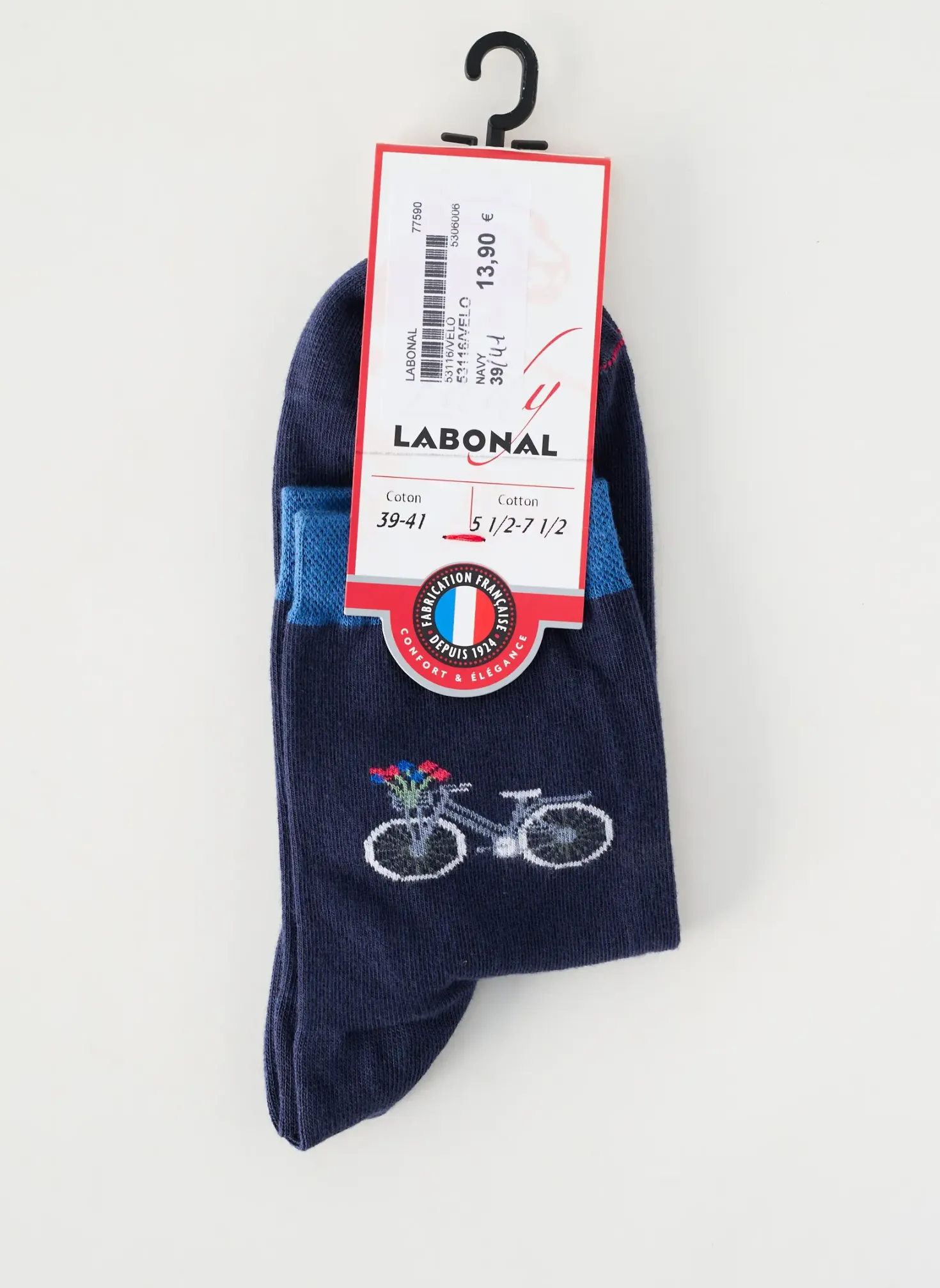 Chaussettes Labonal Bleu