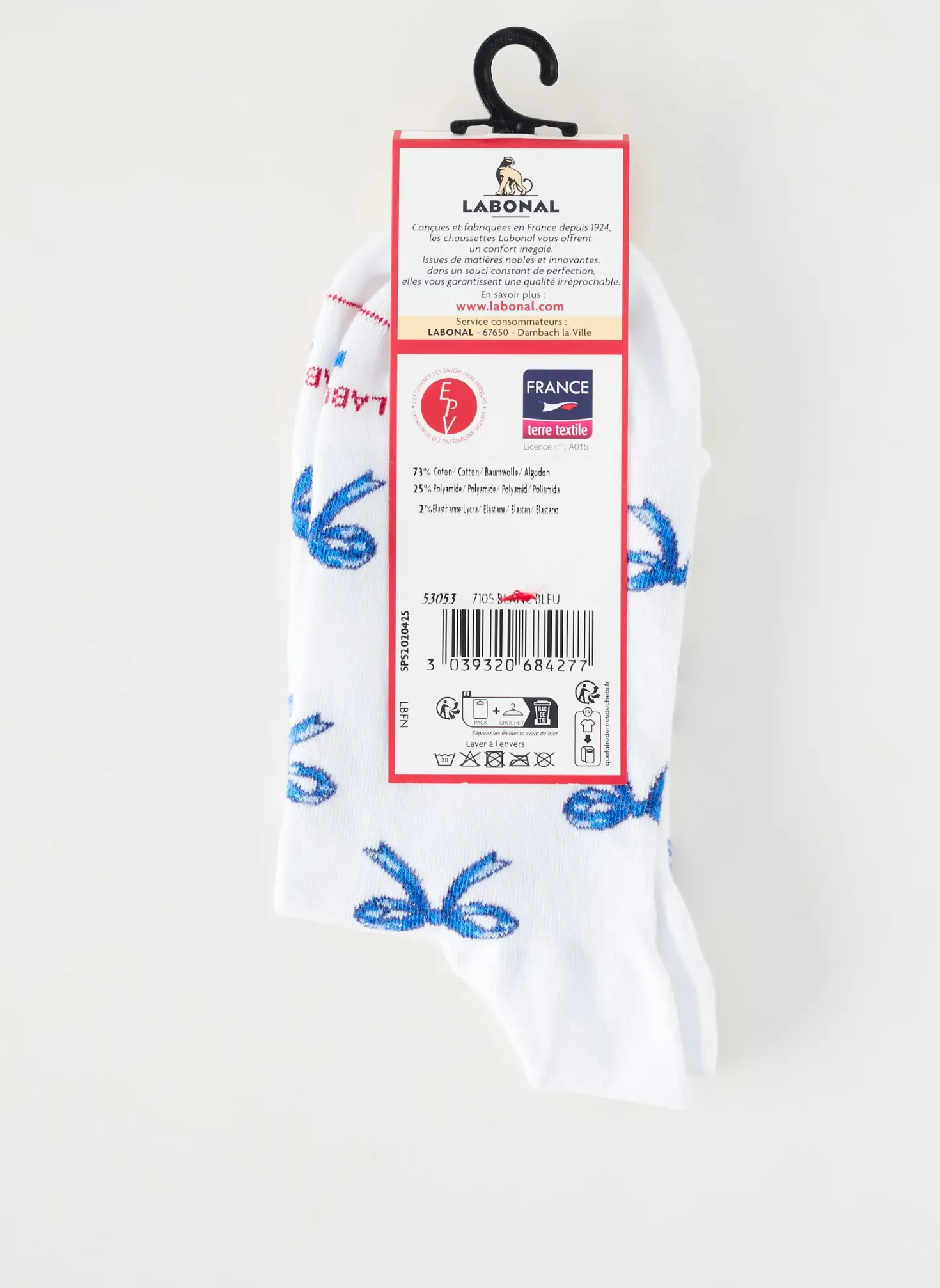Chaussettes Labonal Bleu