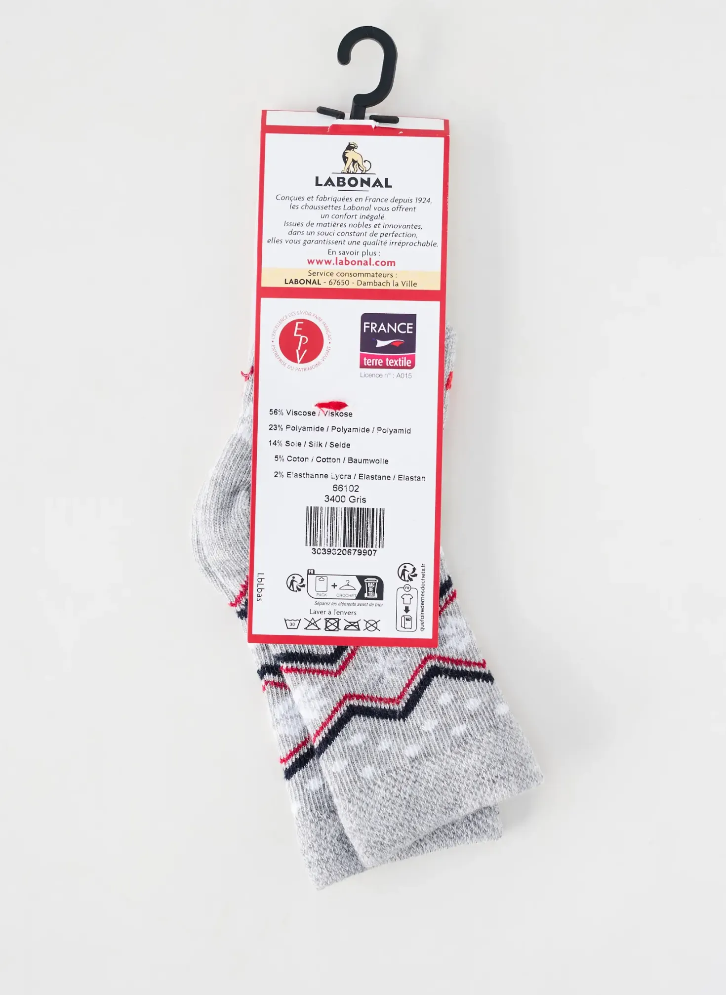Chaussettes Labonal Gris