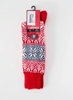 Chaussettes Labonal Rouge