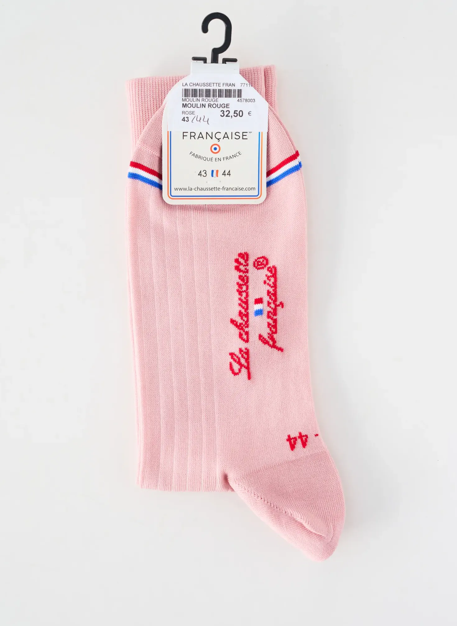 Chaussettes La Chaussette Française Rose
