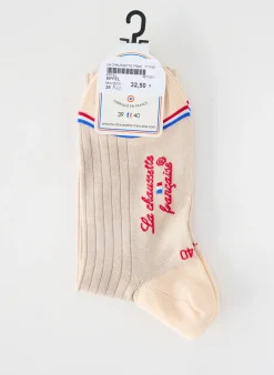 Chaussettes La Chaussette Française Beige