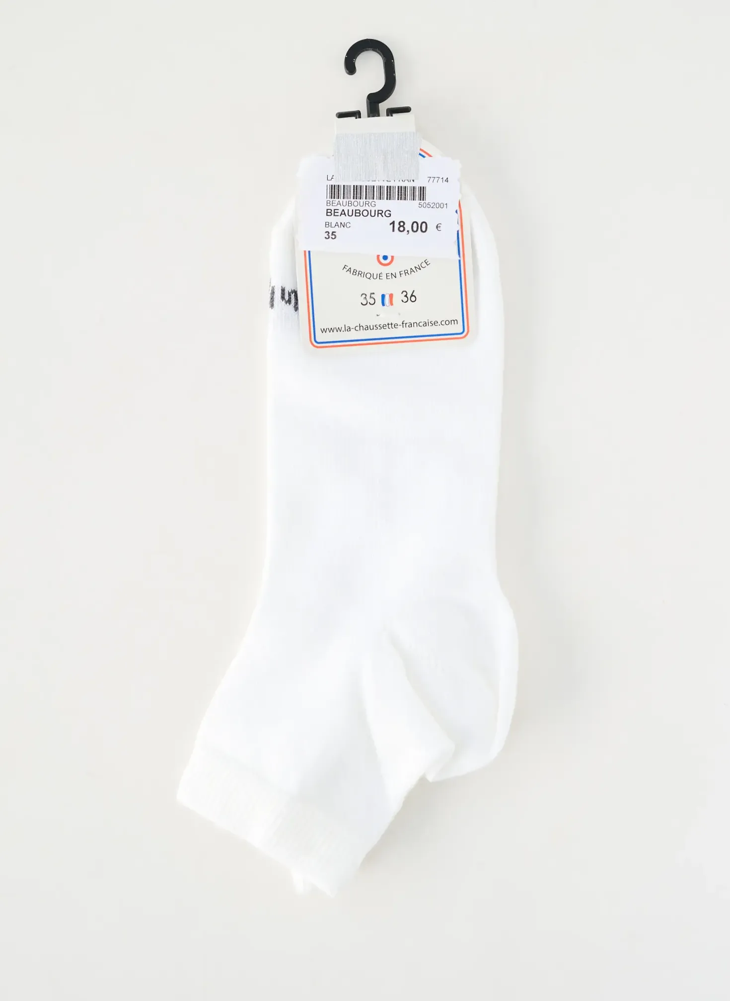 Chaussettes La Chaussette Française Blanc